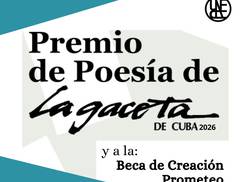 premio-de-poesia-la-gaceta-de-cuba-y-beca-de-creacion-prometeo-2026